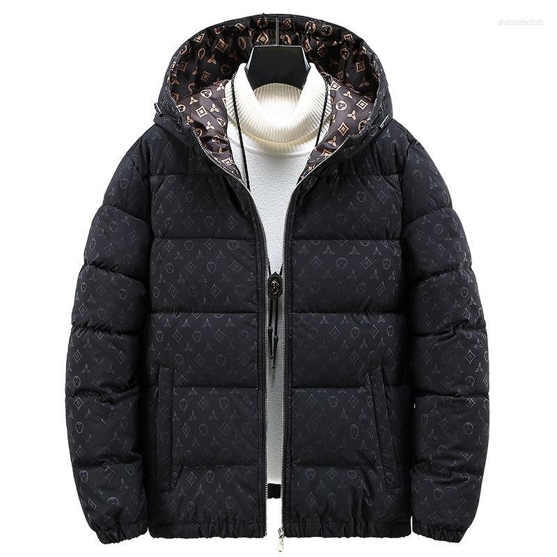 Men's Down Luxurious Design Business High-quality Filling Cotton Warmth Cross-border Cotton-padded Coat Foreign Trade Winter Thickened Jacket Plu