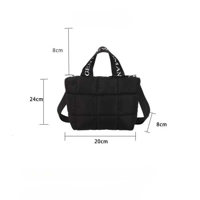 Bags for Wan Fi Tote Handbags Cott Padded Shopping Bag Fi Portable Handbag Quilted Solid for Leisure Travel Y251121