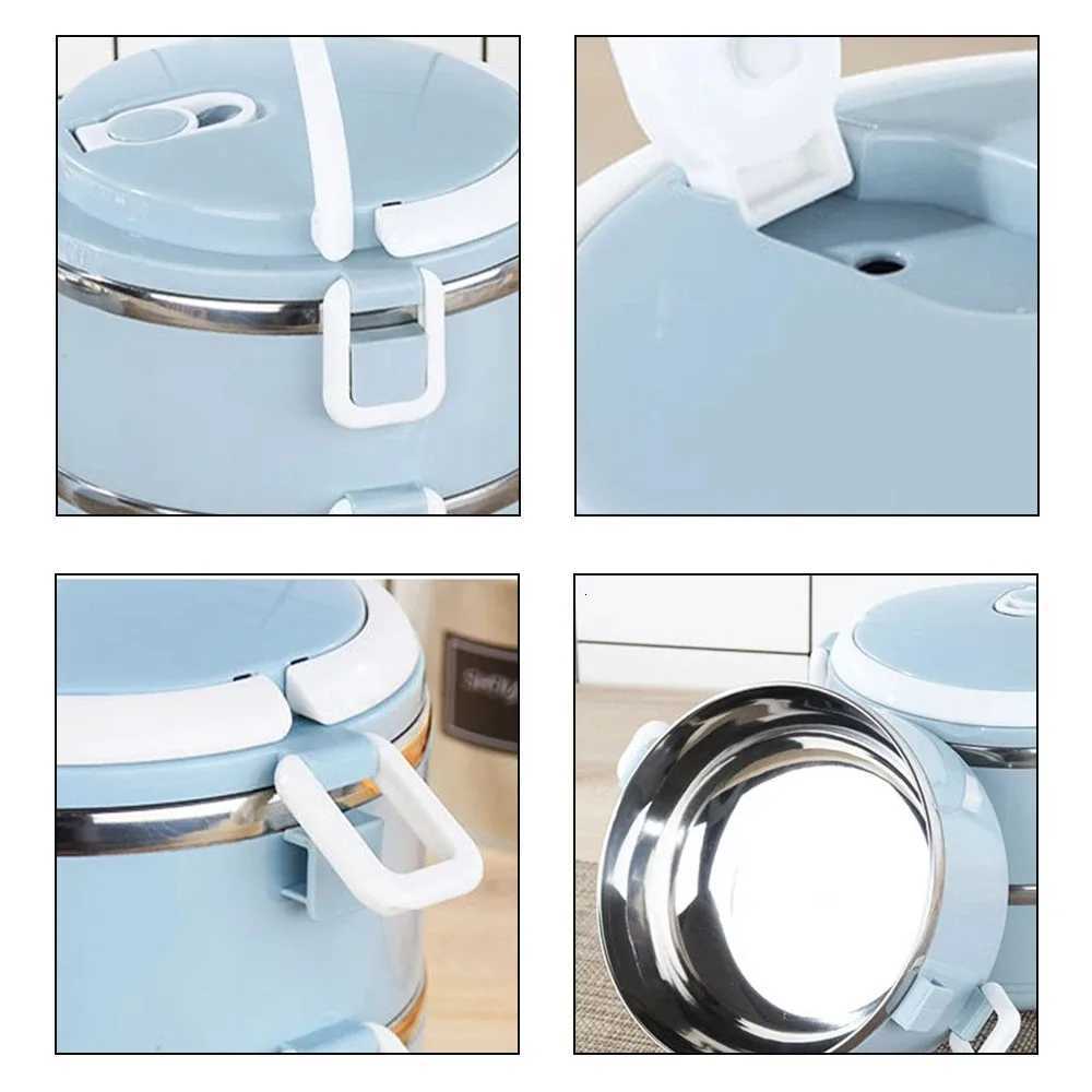 Stainless Steel Lunch Box Stackable Leak-Proof Thermal Bento Boxes for Adults Kids Portable Food Container for Home Work PicnicM251121