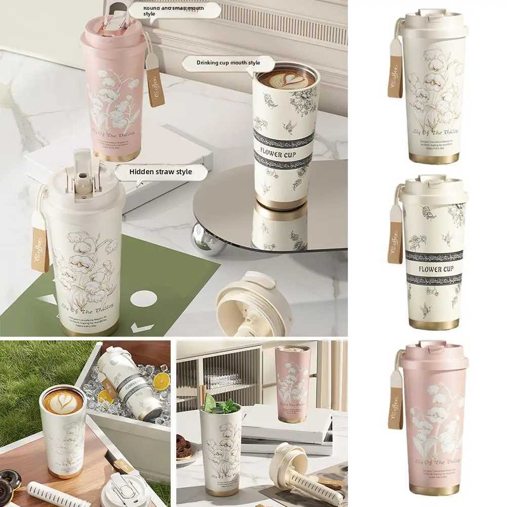 Mug Steel Coffee Cup Temperature Display Vacuum Flask Thermal Tumbler Insulated Water Bottle L251121E3DH W260226