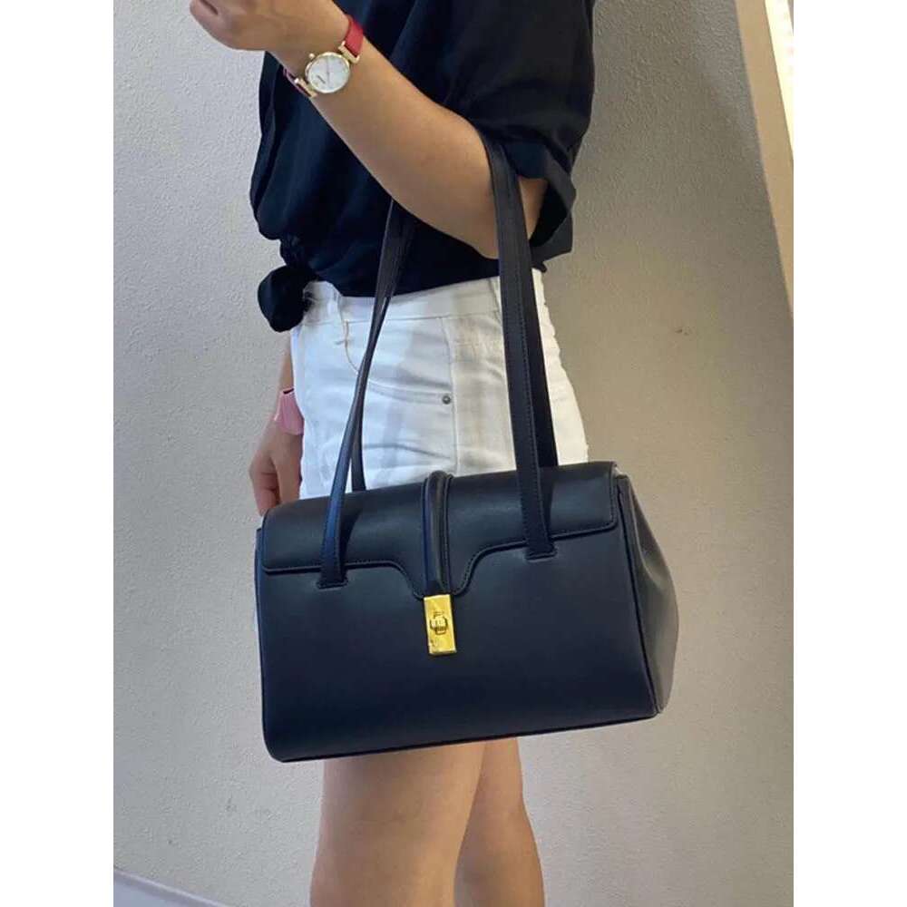 Designer Bag Office Ladies Vintage Elegant Big Capacity Single Shoulder Bags Cow Split Leather Fashion Totes Women Handbag Pillow Bag
