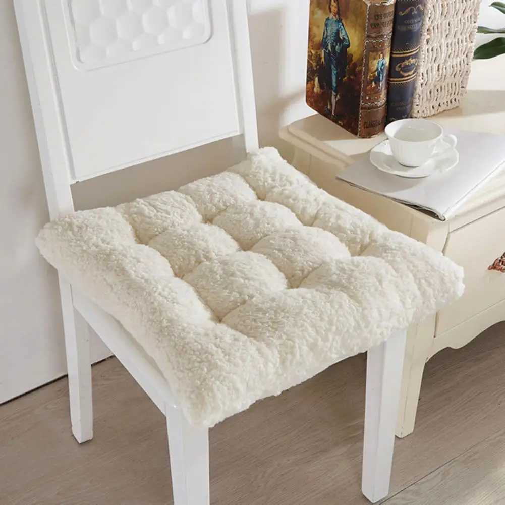 Durable Comfortable Easy to Clean Restaurant Coffee Shop Dining Chair Butt Plush Cushion Square Floor Sit Cushion for Home C251121
