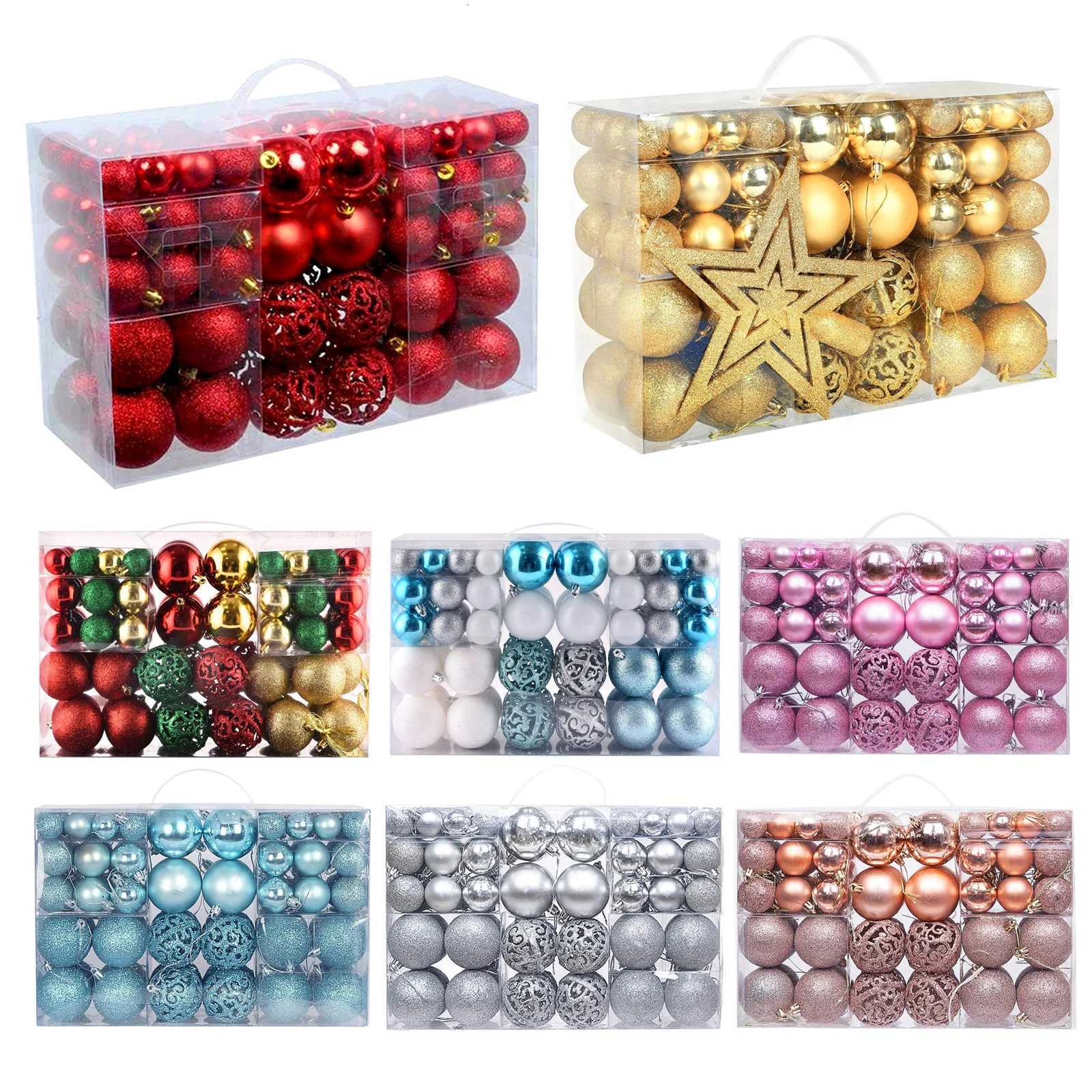 100pcs Christmas Decor Baubles Tree Xmas Balls Party Wedding Ornament Party Supplies Xmas Ornament Ball Xmas BaublesW251121 - view 5