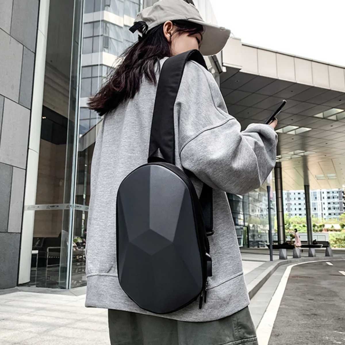 Fashion New Shoder Bag Mens Street Fi Trend Mti-Layer Crossbody Bag Large Capacity Outdoor Cycling Travel Business Trip Ch Bag Y251121