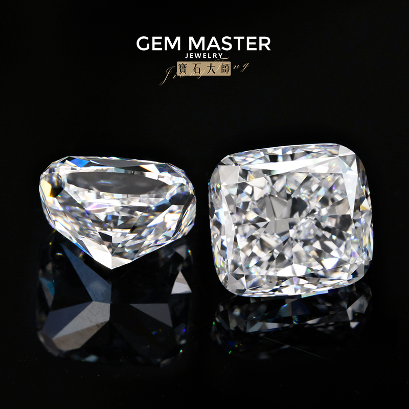 Cushion Lab Grown Diamond With GIA or IGI certificate D E F VVS Loose Lab Diamond 1ct 3ct 5ct 3EX CVD Lab Diamond