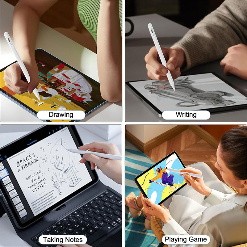 Universal Active Stylus Pen Compatible for IOS & Android Touch Screens Rechargeable Stylus Tip for Ipad/Ipad Pro/Air/Mini/Phone