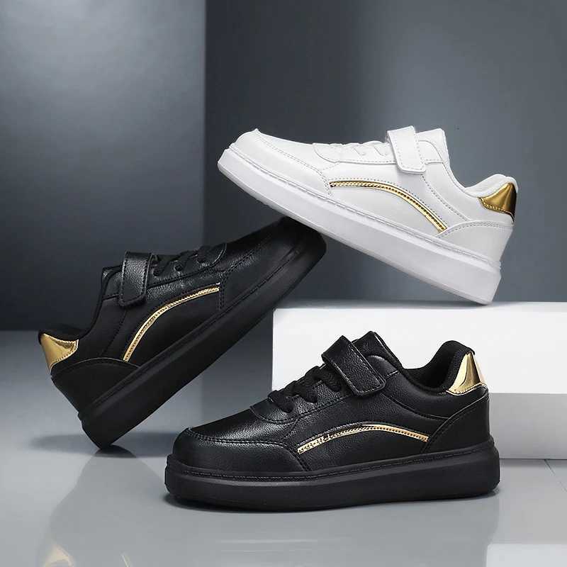 White Children Sneaker Boys Shoes PU Leather Casual Sports Kids School Skate Shoes Luxury Autumn Tennis Sneaker for BoyW251121