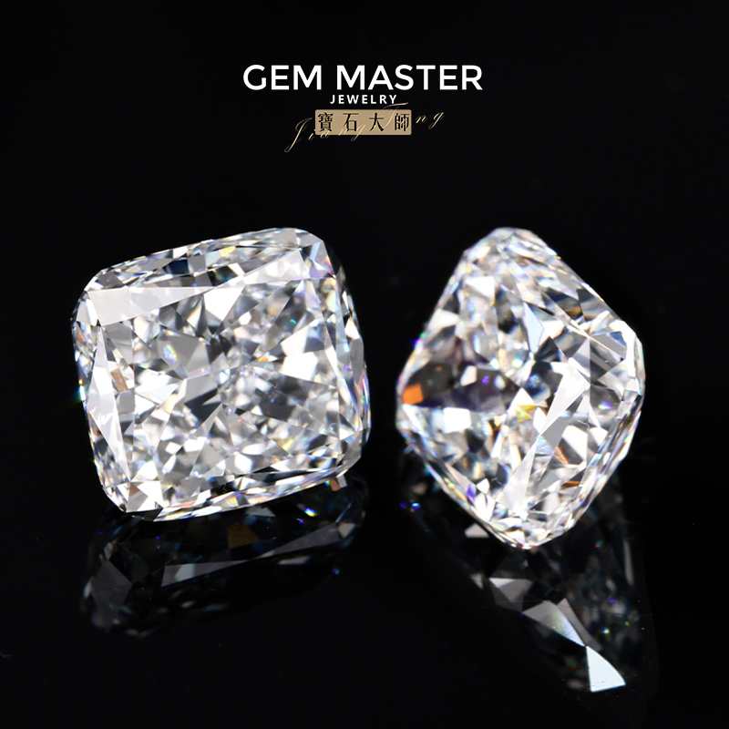 Cushion Lab Grown Diamond With GIA or IGI certificate D E F VVS Loose Lab Diamond 1ct 3ct 5ct 3EX CVD Lab Diamond