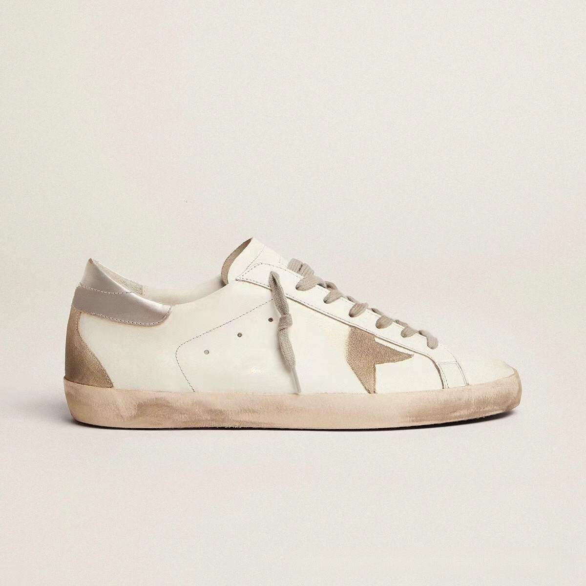 Fashionable retro style sports trend shoes women s designer height increasing shoes Christmas gifts luxurious trendy board shoes cowhide white shoes