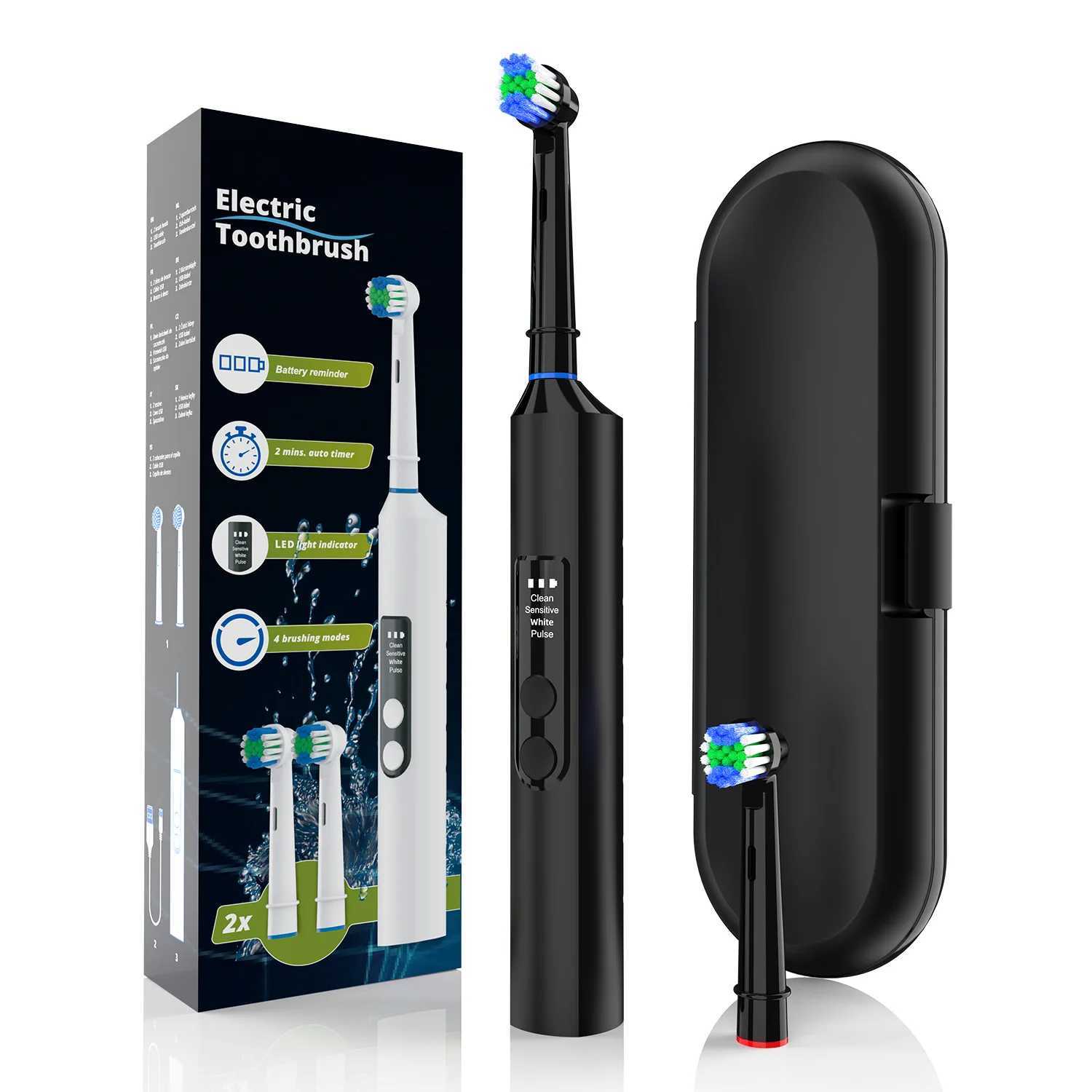 Wireless Charging Soft Bristle Fully Automatic Intelligent Electric Toothbrush Head Rotating Adult Model Pressure Sensing C251121