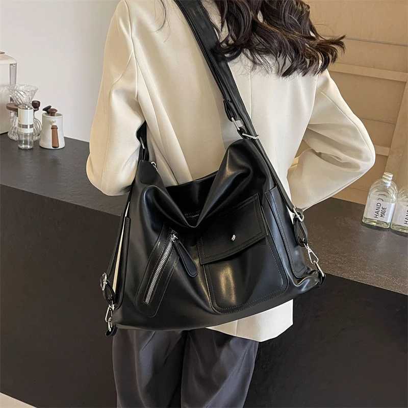 Mti-Functial Wens Bag Single-Shoder Handbag Cvertable Backpack Versatile Durable for ryday Use Y251121