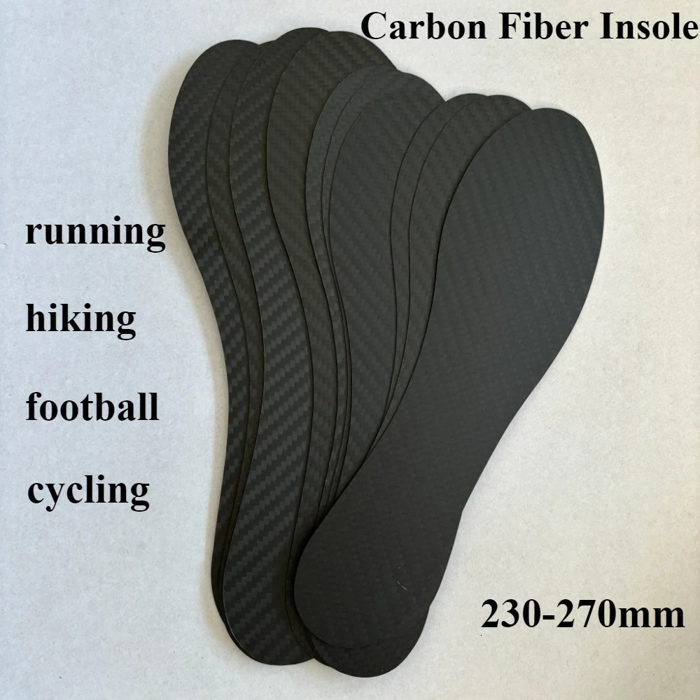 230270mm Carbon Fiber Insoles Durable Running Shoes Pad Comfort Lightweight Workout Breathable Outdoor Shoe Inserts Shoespads 251121
