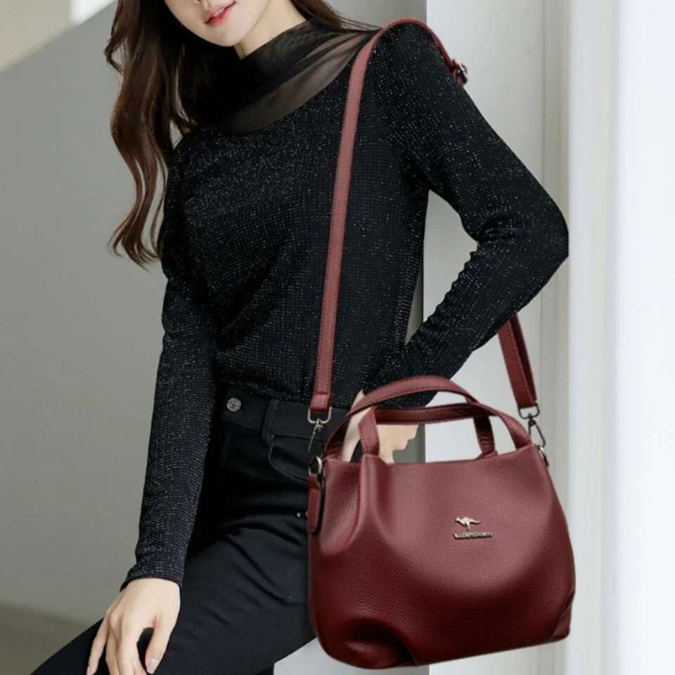 Genuine Brand Tote Leather Handbag Bags Designer Handbags High Quality Ladies Crossbody Hand Bag For Women New