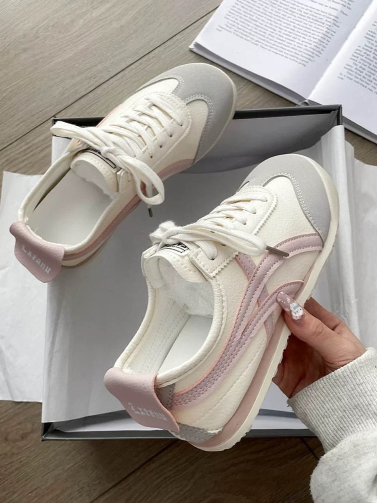 free shipping designer Casual Shoes new woman sport outdoor running pink classic vintage Platform shoes