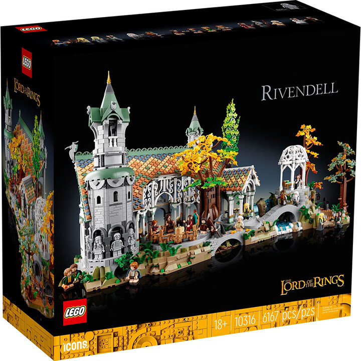 LEGO Building Blocks 10316 The Lord of the Rings Yougu Flagship Limited Edition Birthday Gift Home Decoration