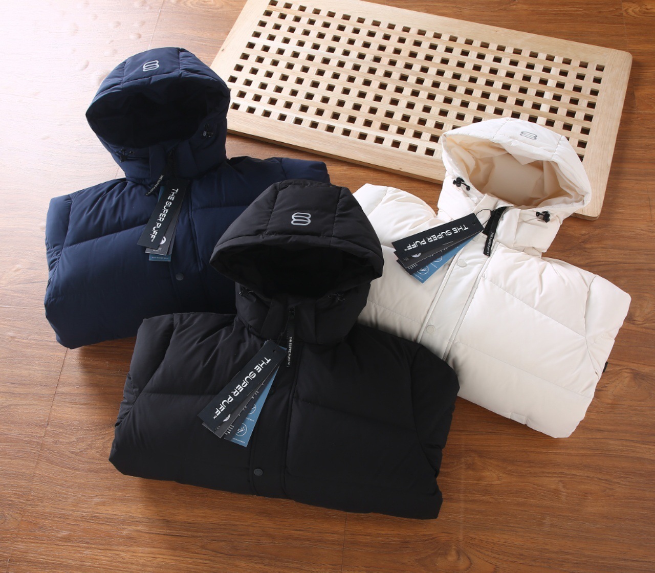 Arizia White Goose Down Unisex Hooded Jacket SUPER PUFF Extreme Cold Thickened Warmth Premium Winter Coat for Men and Women