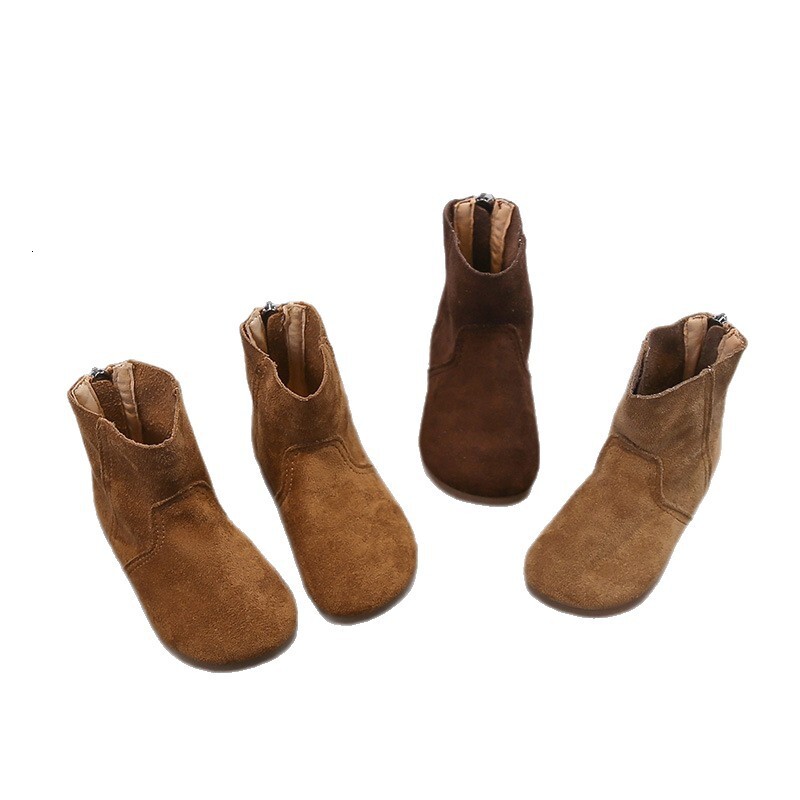 New designer shoes Children s Fashion Versatile British Style Boots Autumn Winter New Girls Short Boots Korean Style Girls Single Leather Boots