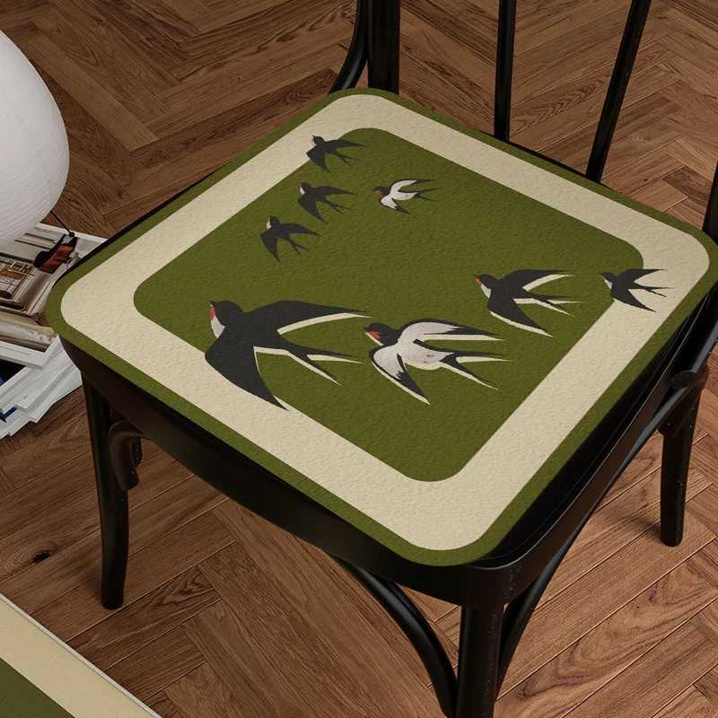 Vintage Style Cushion Home Chair350Washed Faux Cashmere Horseshoe-Shaped Winter Plush Dining Table and Chair Non-Slip C251121