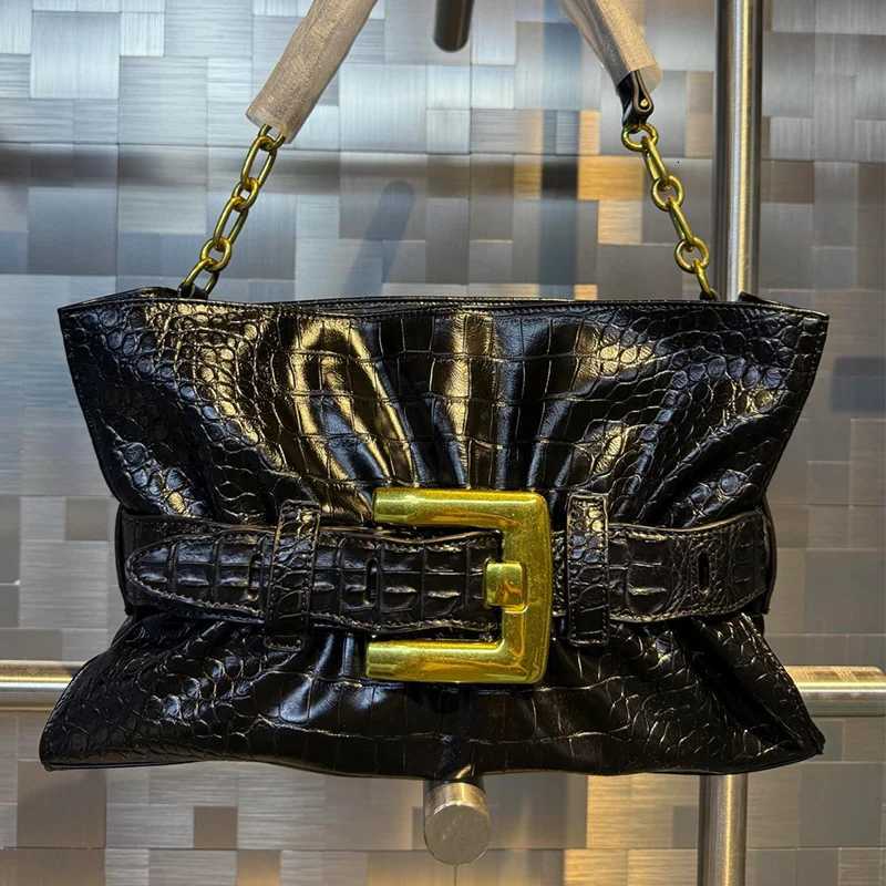 Light Luxury High-end Shoder Bag Brand New Design Belt Buckle Tote High-quality Soft Leather Sexy Wen Handbag Messenger Bag Y251121