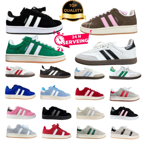 Designer shoes New brand name shoes campus yellow discount solid color men and women casual shoes black and white rubber pink men outdoor sports shoes 36 45
