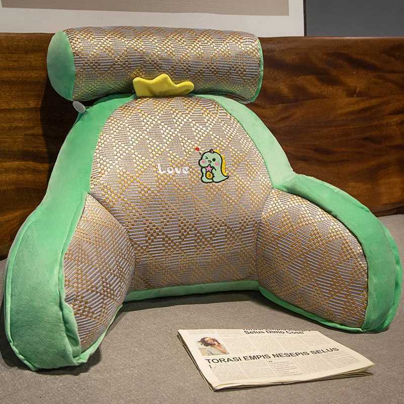 Summer Bedside Cushion Backrest Dormitory Bed Reading and Playing Sofa Waist Support Office Supportive C251121