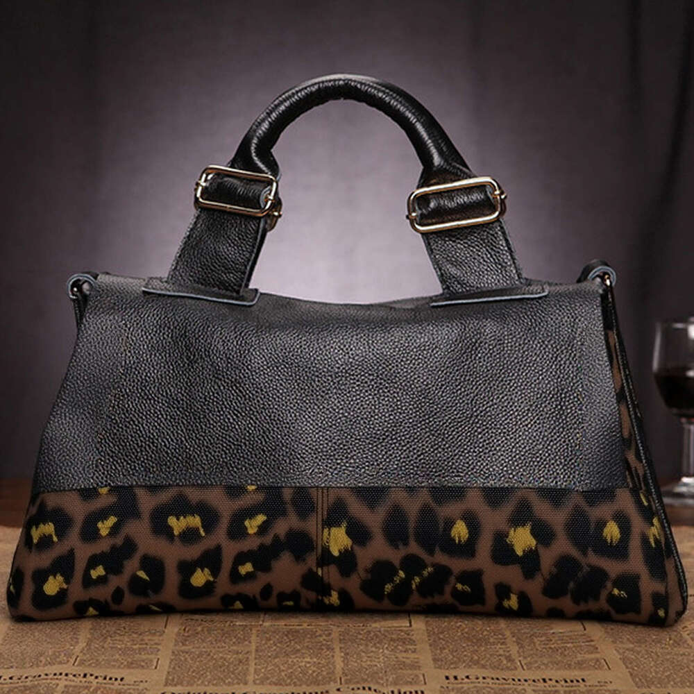 Stylish Black Brown Tote With Detachable Shoulder Strap Large Capacity Flip Closure Perfect For Daily Use Work And Travel Ideal Holiday Gift Versatile