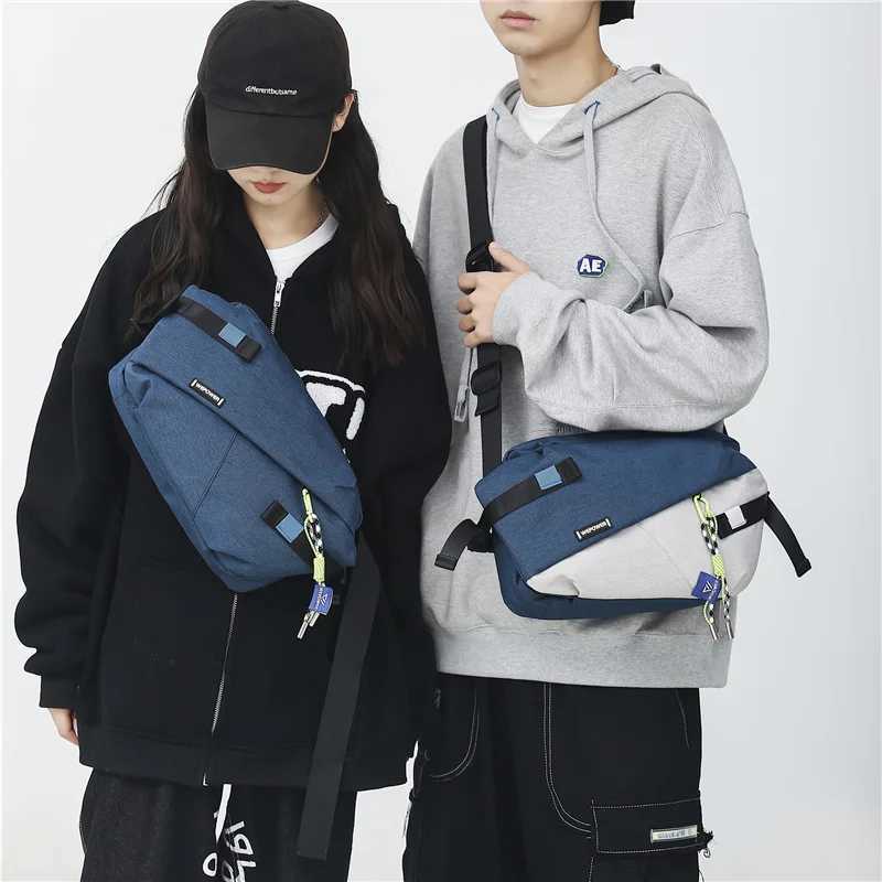 Fashion High Quality Nyl Panelled Waist Bag Brand Unisex Ch Pack Casual Outdoor Messenger Bag Travel Crossbody Bag Men Shoder Bag Y251121