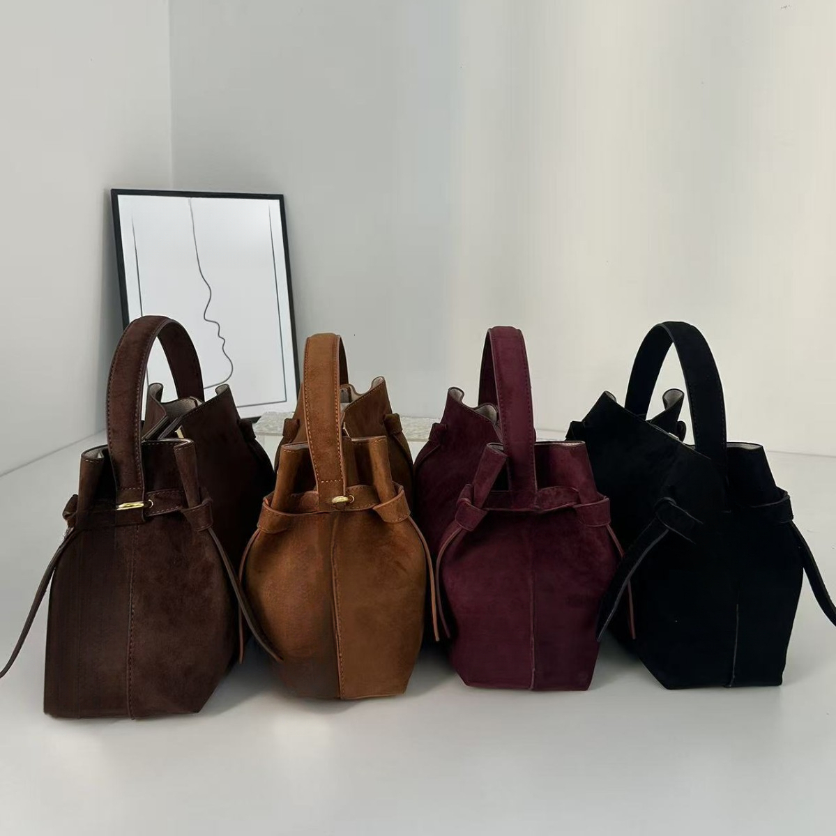 Christmas Luxury Bag Handbag Women's Elegant Shoulder Crossbody Bag Daily Commuter Suede Texture Handheld Fashion Designer Bag