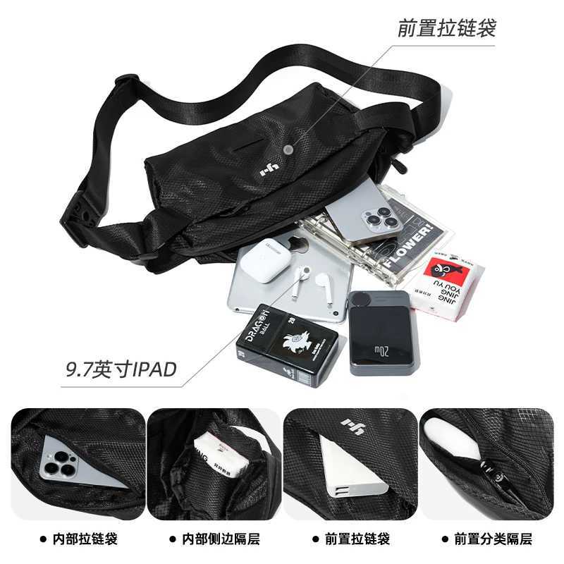 Fashion MOYYI Men Sling Bag Waterproof Crossbody Bag with Quick-Release Buckle Large Fanny Pack for Travel Hiking Y251121