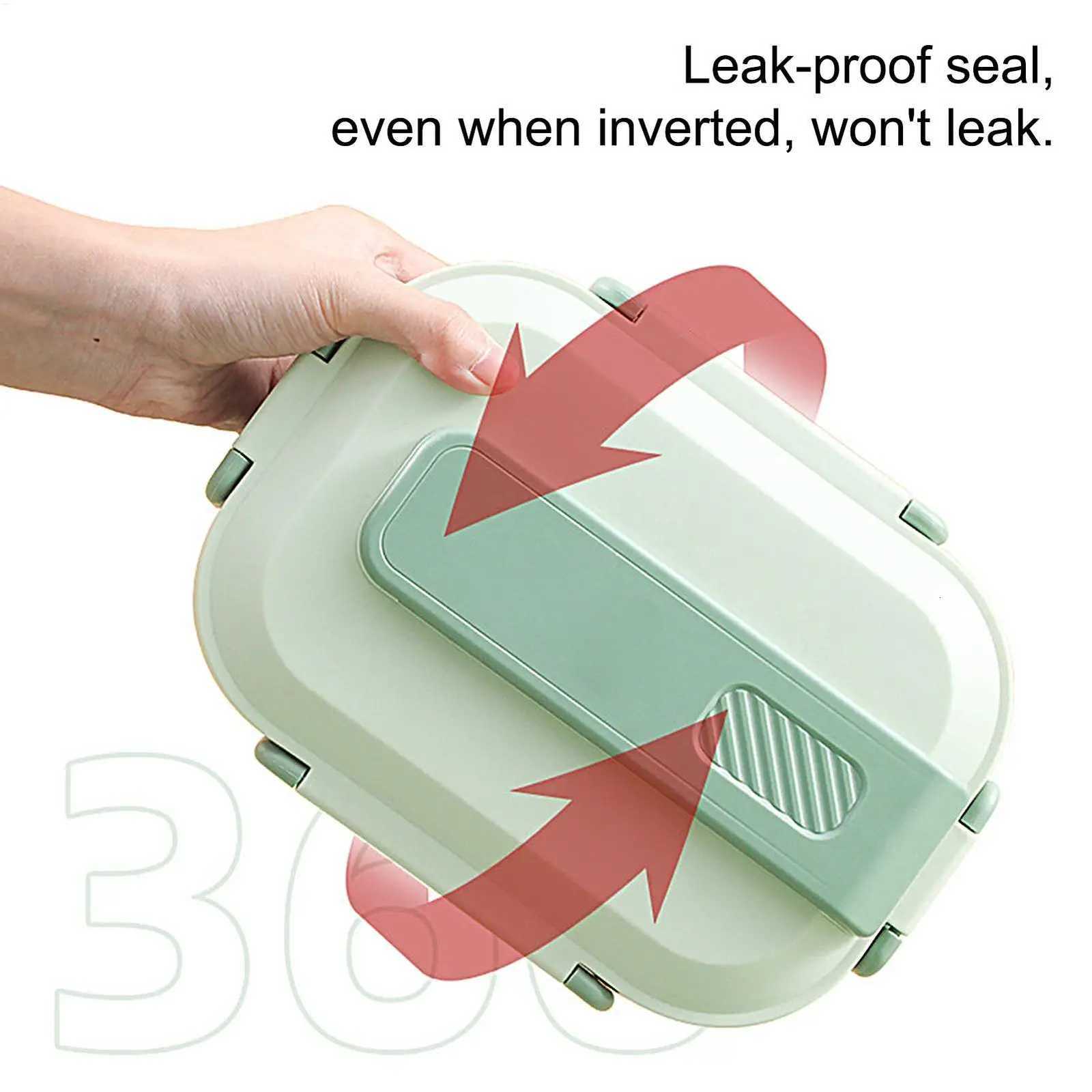 1000ml Stainless Steel Lunch Box 3 Compartment Leakproof Bento Box Eco Friendly Food Container for School Picnic Travel OutdoorM251121