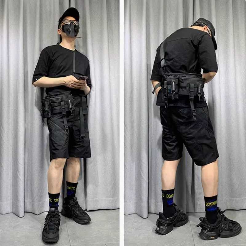 Fashion Detachable Design Tactical Functi Ch Bag Man Various Cbinati Waist Bag High Street Techwear Crossbody Bag bolsos Y251121