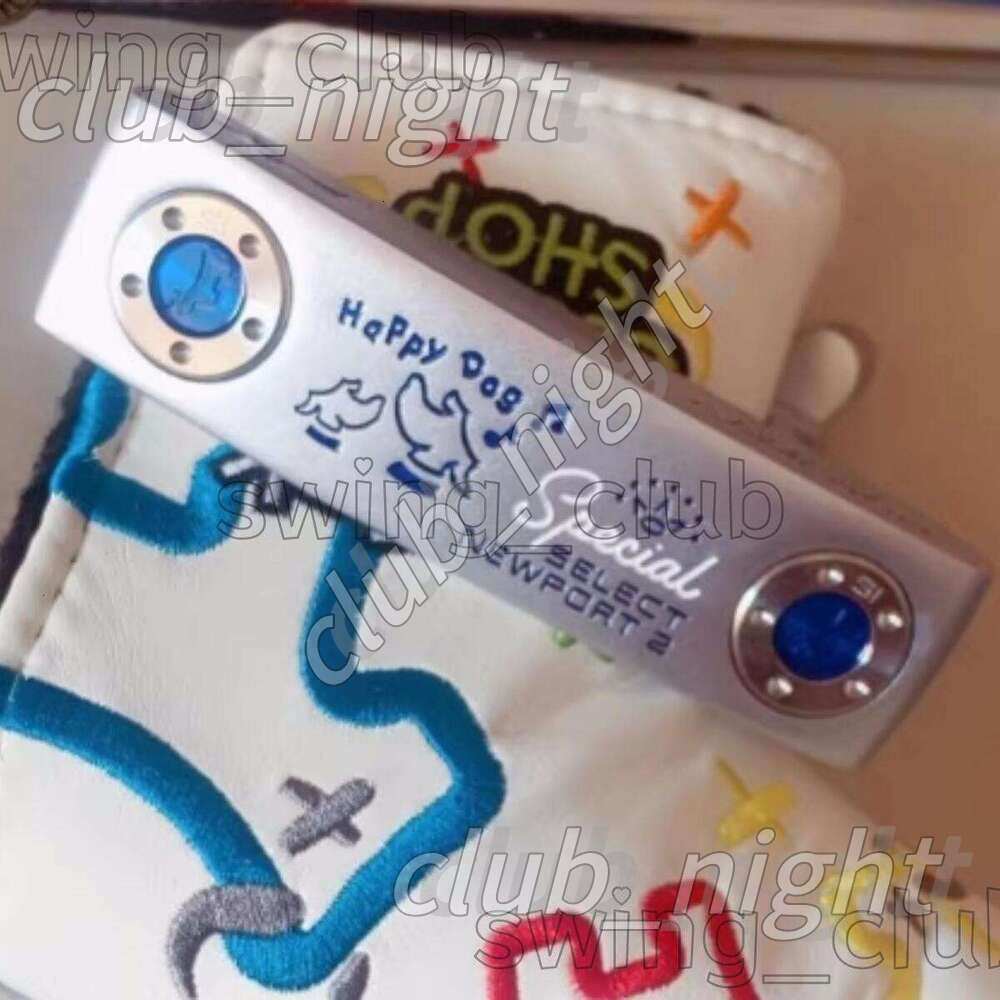 Golf club Putter straight-line Camer GOLF Black Blue puppy set golfcraft