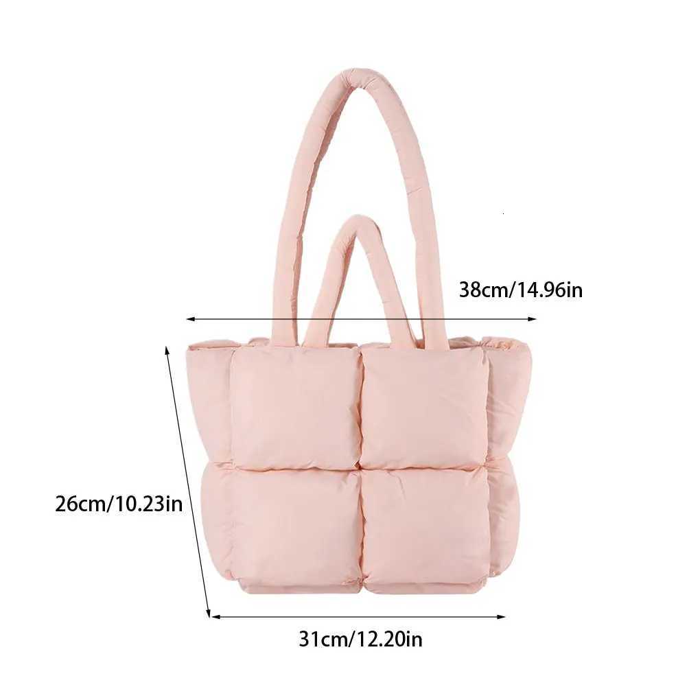 Lightweight Winter Down Shoder Purse Large Quilted Trendy Making Bag Feel Cfortable Inside Brown Y251121