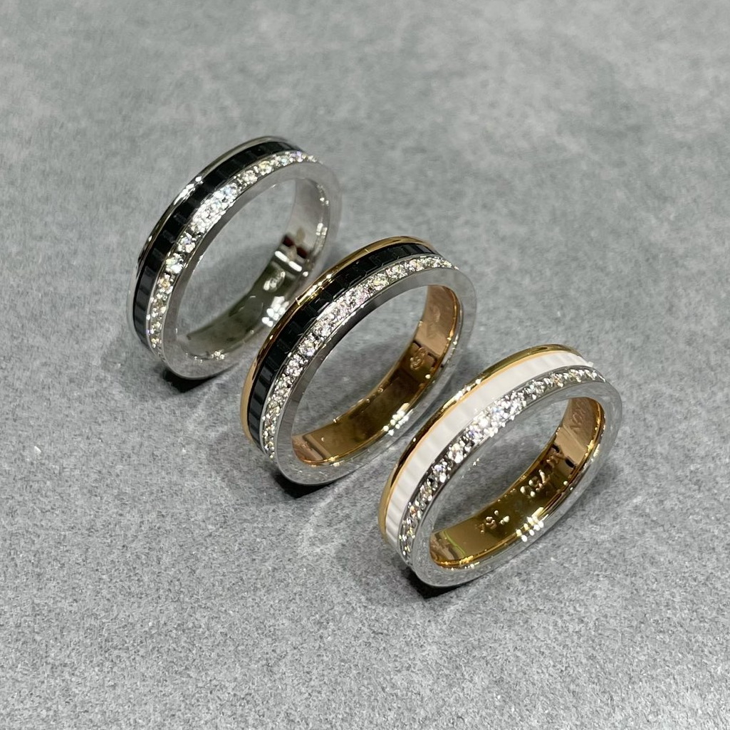 ADITA Quatre rings 4 color designer thin ring T0P quality for couples wedding rings details are consistent with counter products J003