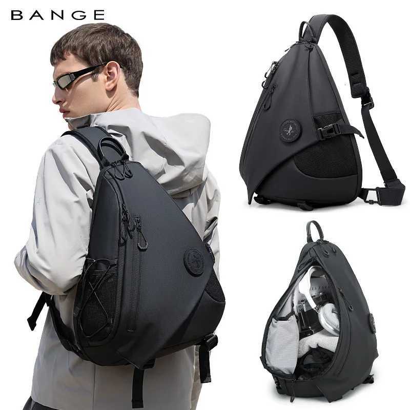 Fashion bange Mens single shoder fi light crossbody mens waterproof large capacity ch bag leisure backpack Y251121