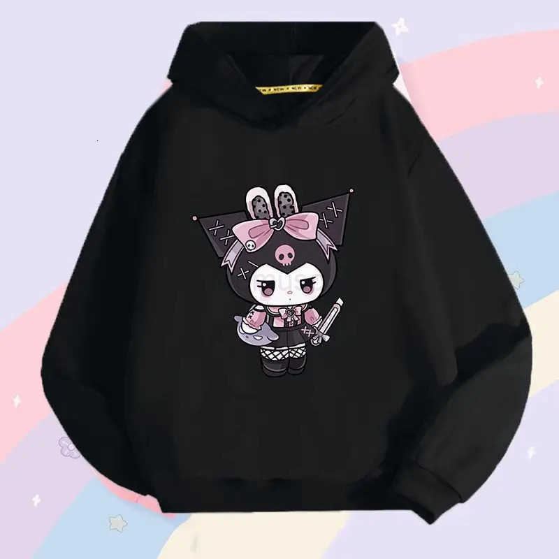 Sanrio SanrioCuteClow Print Beige Sweatshirt for Boys and Girls - Comfortable and Warm Autumn/Winter - Available in Boy and Girl Styles H251121