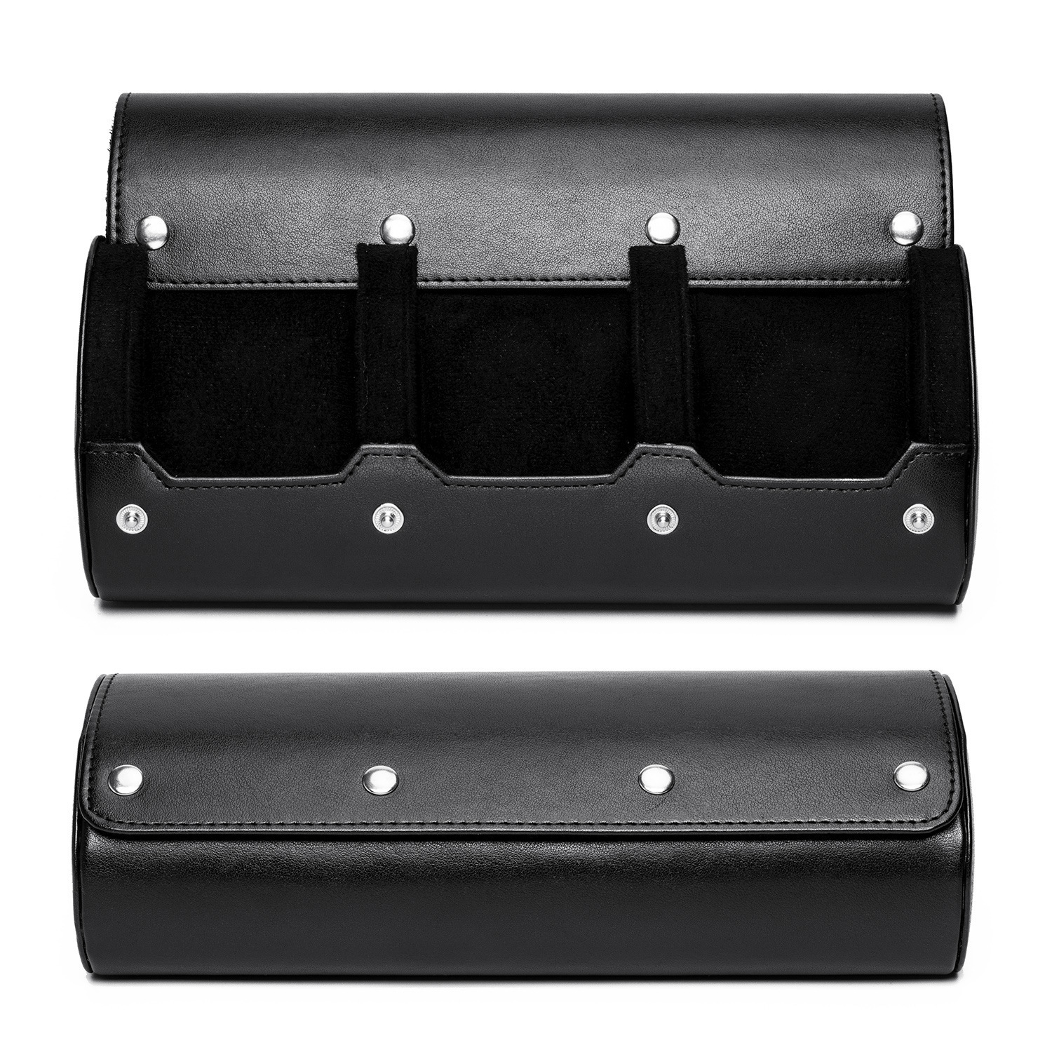 Watch Travel Case 3/6 Slot Watch Roll Travel Case Organizer Display - PU Leather Watch Case - Watch Organizer for Men Women 240613