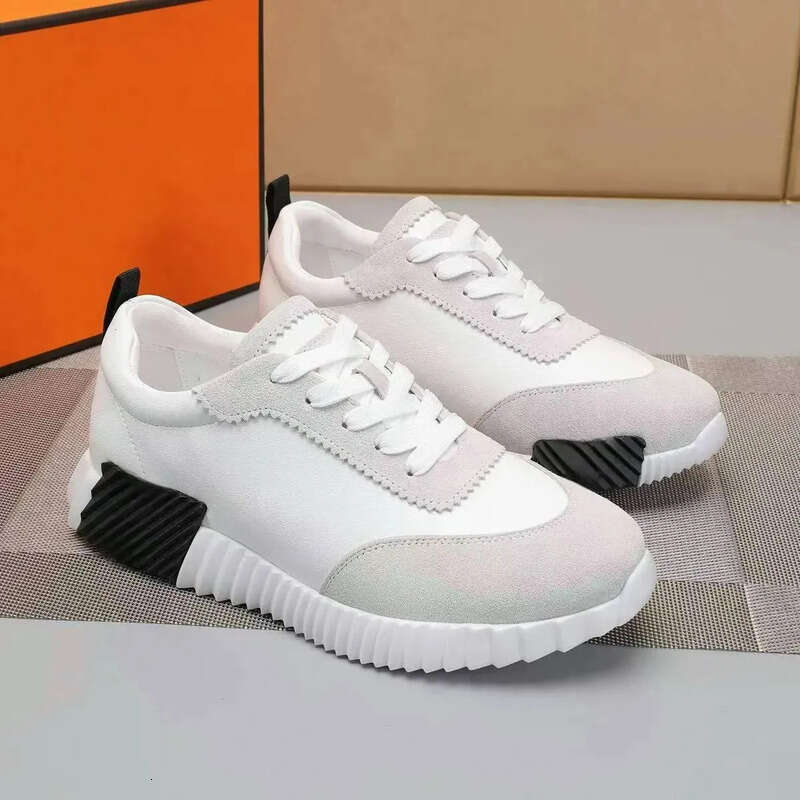 Bouncing Designer Sneakers Suede Casual Shoes Trainers Breathable Mesh Running Shoe Men Bounce Sneaker Women Non-Slip Rubber Sole Flat Train Top Dhbes