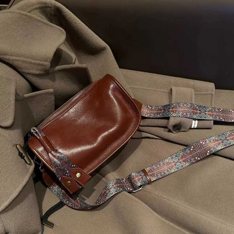 Wens Cowhide Genuine Leather Shoder Bag Fem Fi Luxury Designer Handbags Ladies Soft Crossbody Bags Purse New Y251121