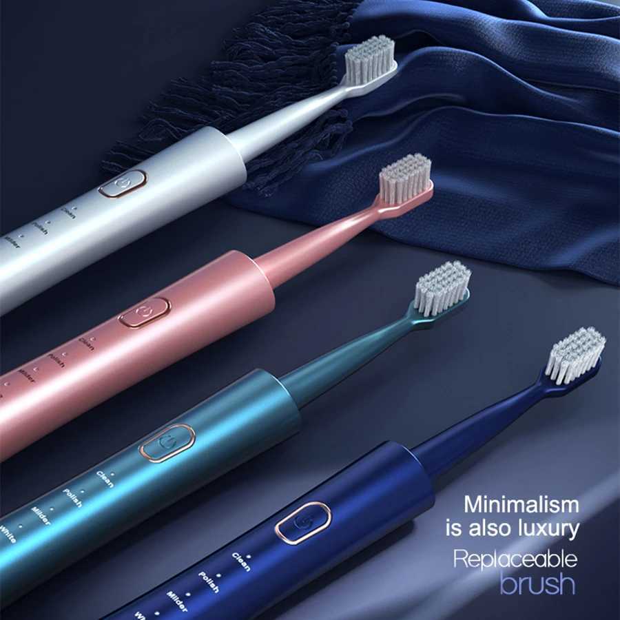 Adult Male and Female Electric Toothbrush Hollow Cup Motor Type-c Charging 5-gear Mode Sonic Electric Toothbrush C251121