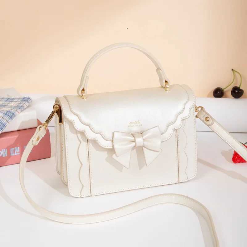 Square Bow Bolsos Mujer Lovely Lolita Bag Crossbody Sac Femme Shoder Bolsas Fresh Sweet Hand Bags for Wan Y251121