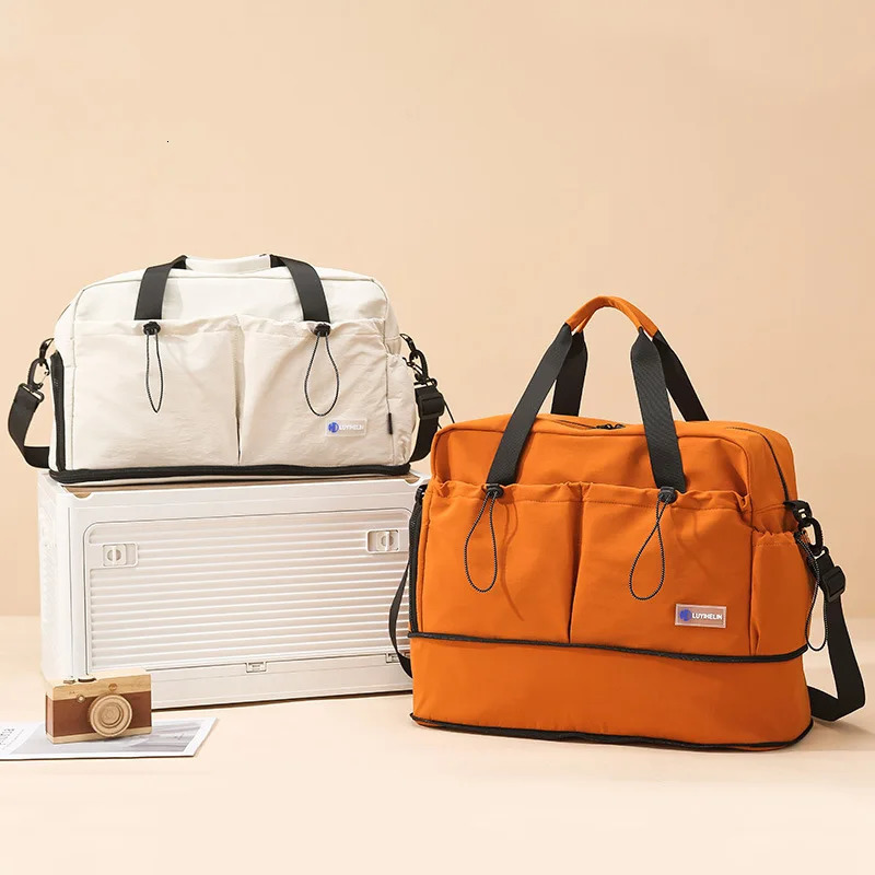 Multi-pocket Gym Bag Extensible Yoga Bags with Shoes Pocket Large Capacity Fitness Handbag Dry Wet Separation Sports Travel Pack 251114