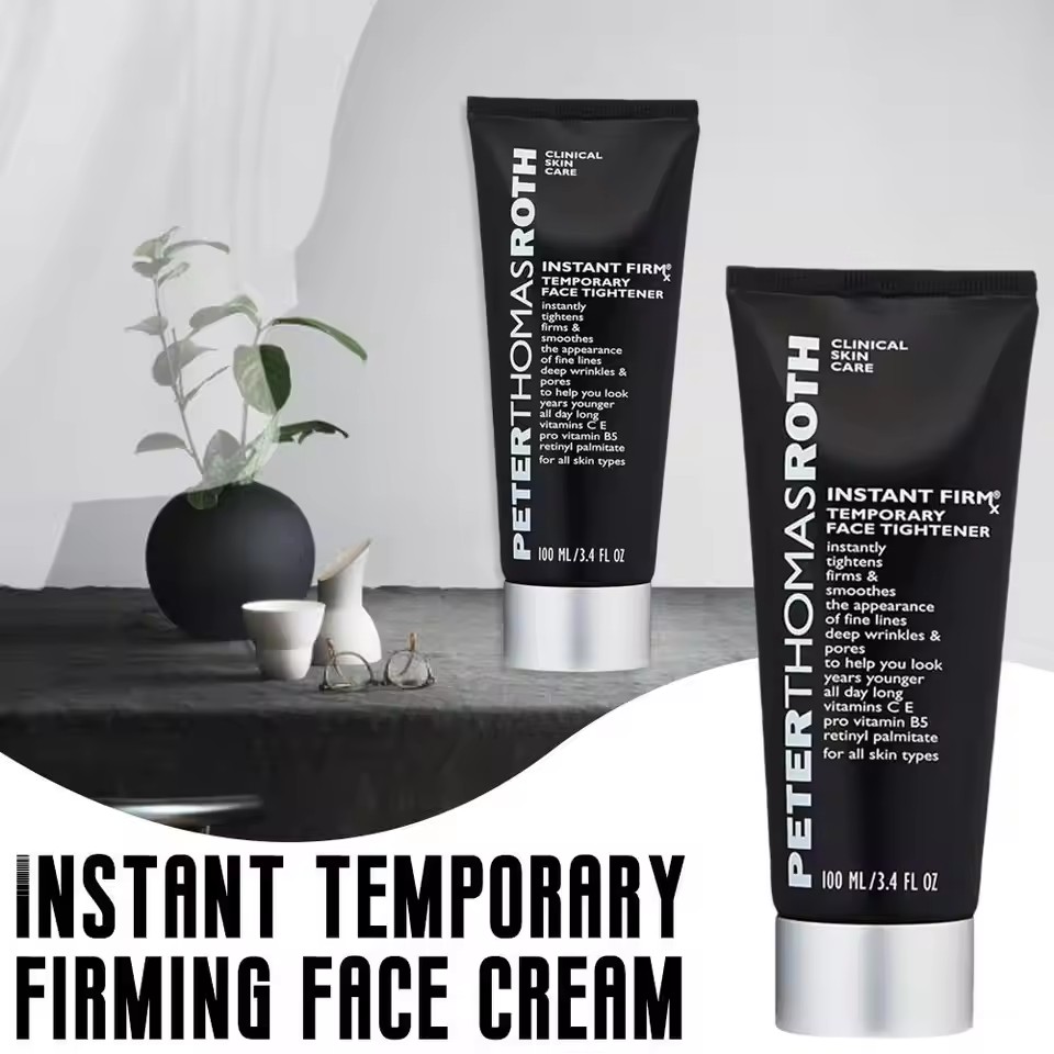100ml Instant Firm Face Tightener Moisture Cream Anti Wrinkle Dilutes Fine Lines Pores Hydrate Repair Moisturizing Facial Lotion
