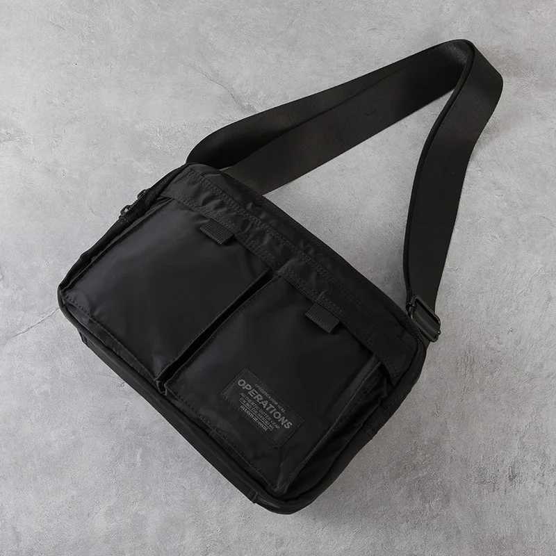 Fashion Japanese style Square Messenger Bag with Mtiple Pockets for Mens Daily Cmute and Casual Outings bag for men bolso hbre Y251121