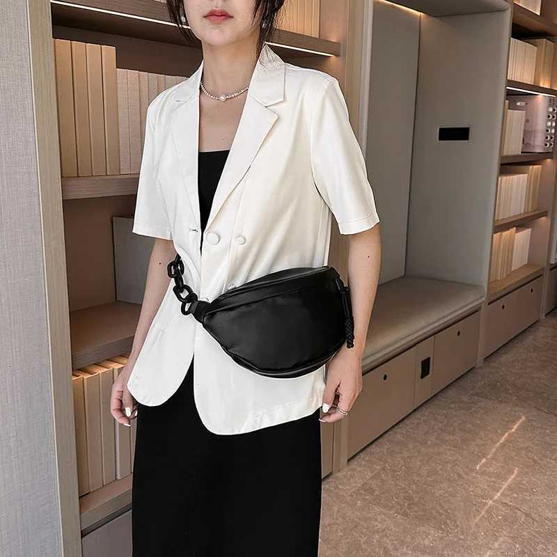 Fashion Fi Simple Ch Pack 2024 New PU Belt Bag Brand Design Wen Fanny Pack Casual Travel Shoder Crossbody Bag Lady Waist Ba Y251121