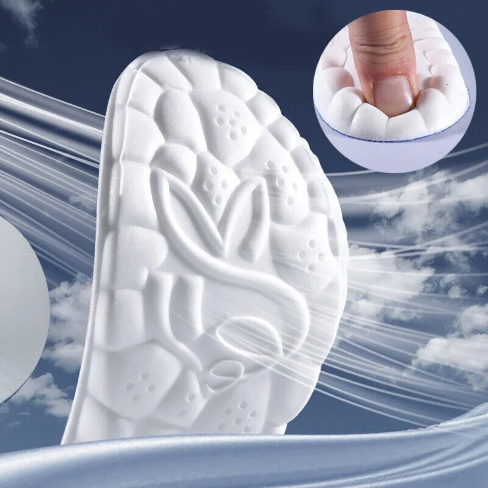 4D Cloud Technology Insoles Hiking Trainer Inner Soles Inserts Breathable Work 251121