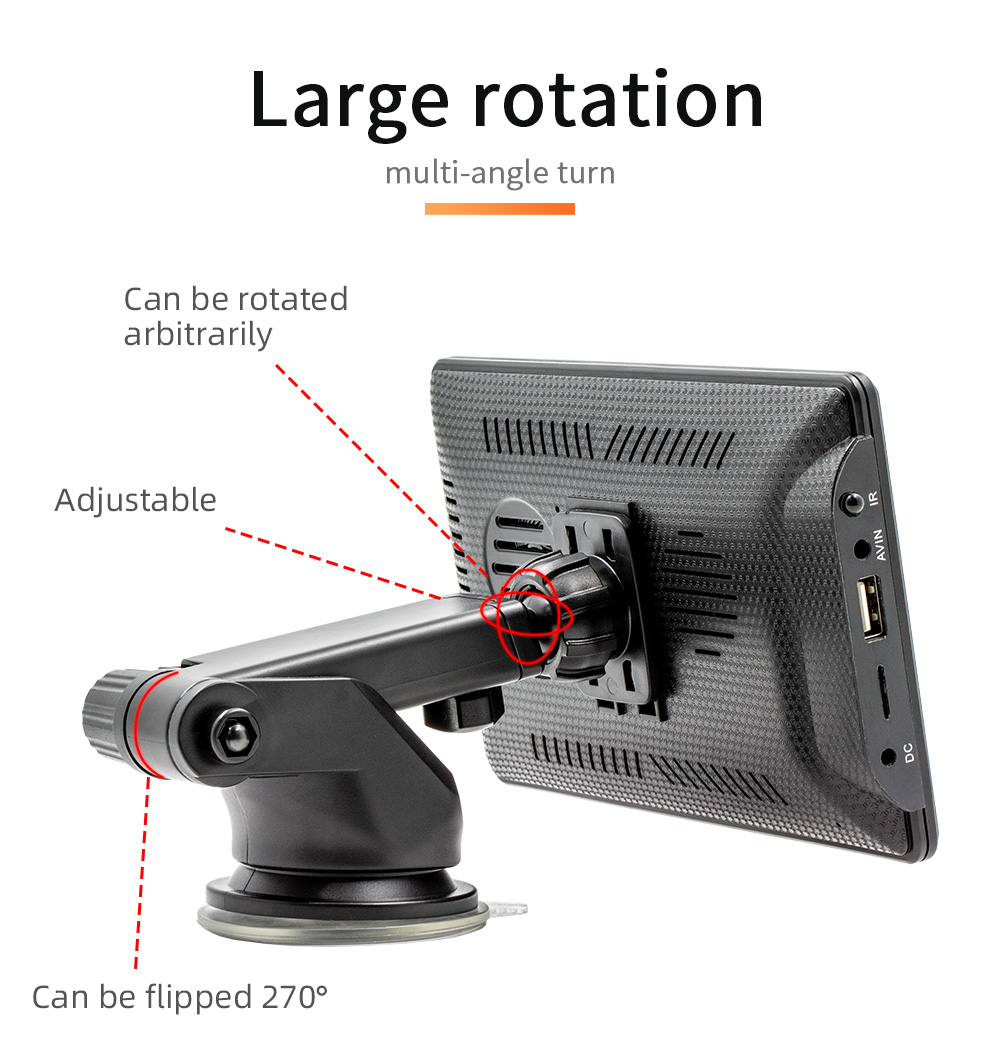 Carplay Screen 7 Inch Touch Ips Display Smart Car Radio Fm Transmitter Phone Wireless Connection Car Dvd Player with Bracket