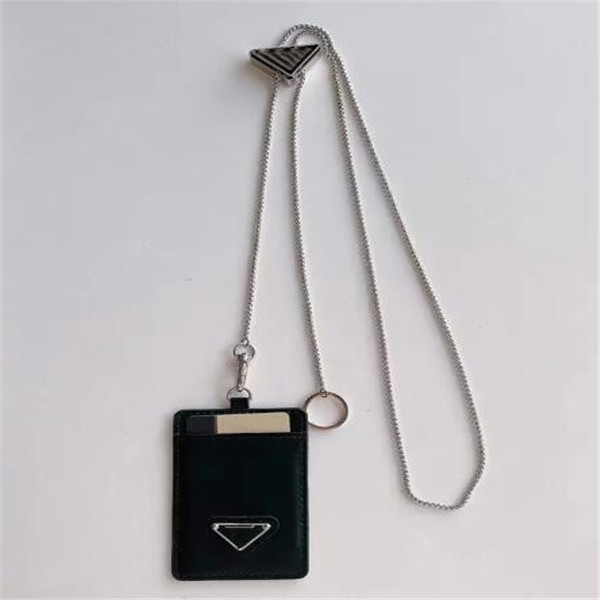 Fashion Designer Keychains Men Women Mini Wallet Luxury Leather Cash Bag Card Holder Lanyards Coin Purse Crossbody Chain