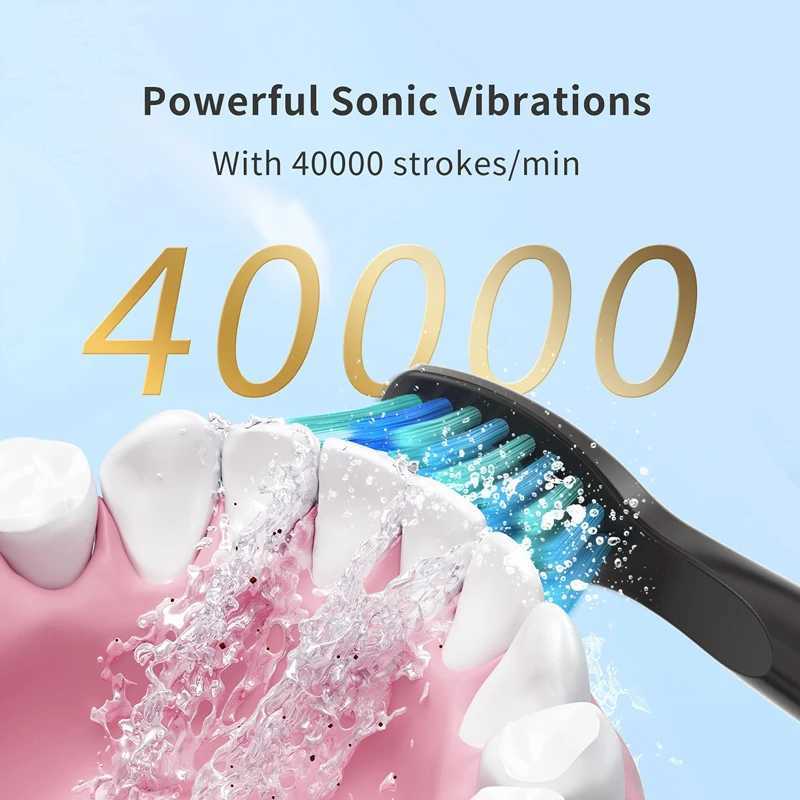 Seago Electric Sonic Toothbrush 507 USB Rechargeable Adults Waterproof Timer Electronic Tooth Brushes Replacement Heads For Gift C251121