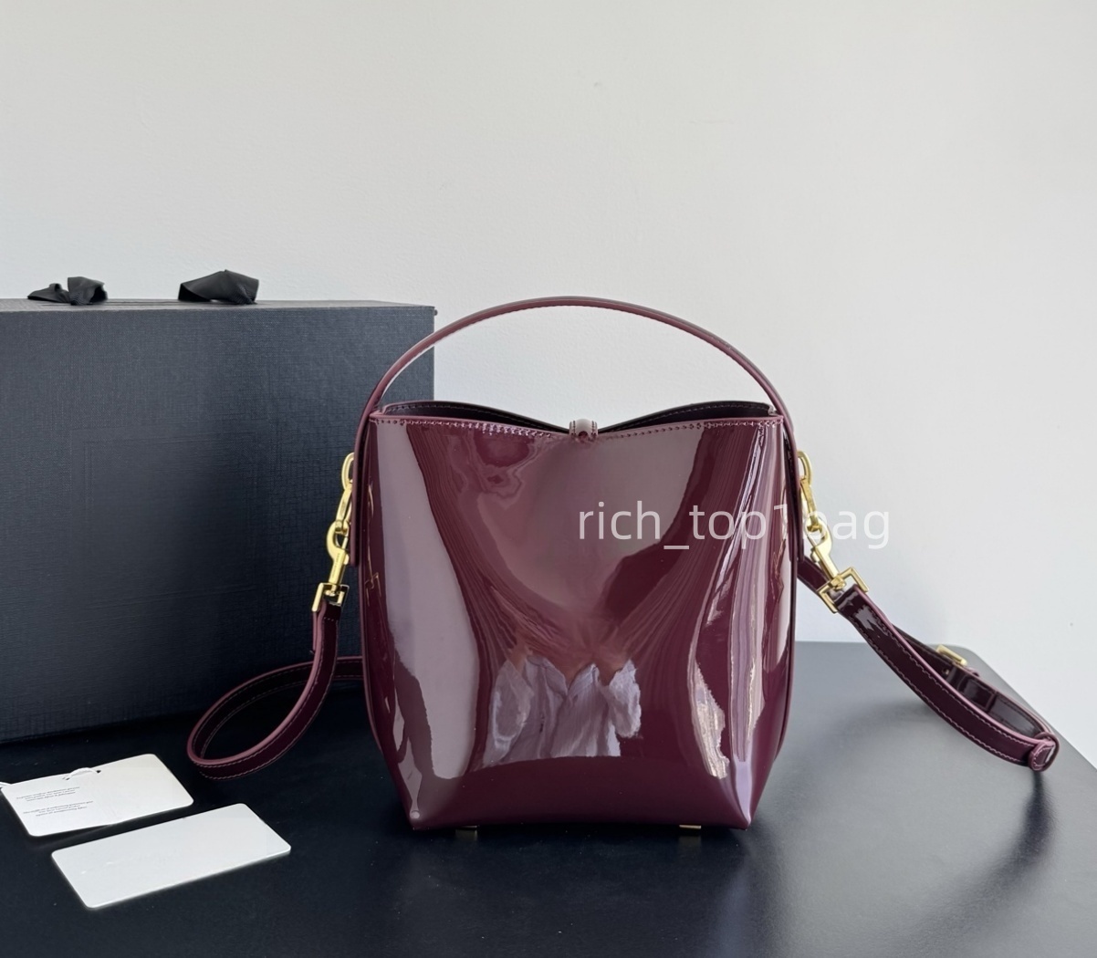 Designer bag Shoulder Bags mini tote bag bucket bag Lacquer leather crossbody women handbag beach bag travel lady party evening bag